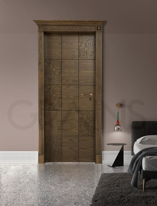 Block Print Door